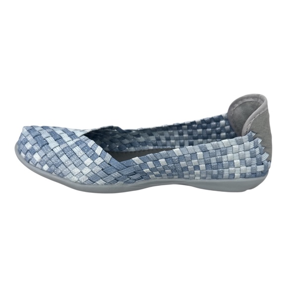 Bernie Mev Catwalk Cloud Shimmer Flats Stretch Comfort Lightweight Slip-On, NWB - Picture 2 of 6
